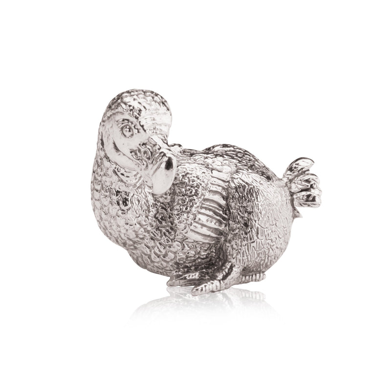 Dodo Mother Sculpture in Sterling Silver - Tiny