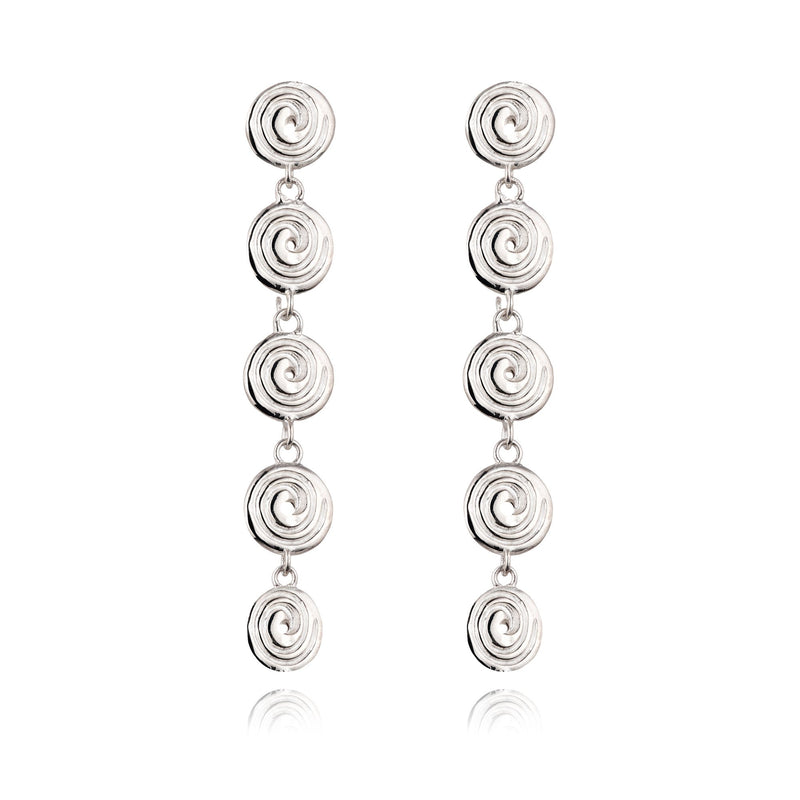 Ndoro Dangle Earrings in Sterling Silver