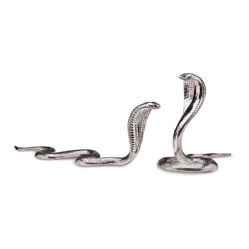 The Egyptian Cobra Pair in Silver – Patrick Mavros