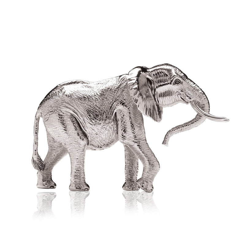 Elephant Chikwenya Sculpture in Sterling Silver