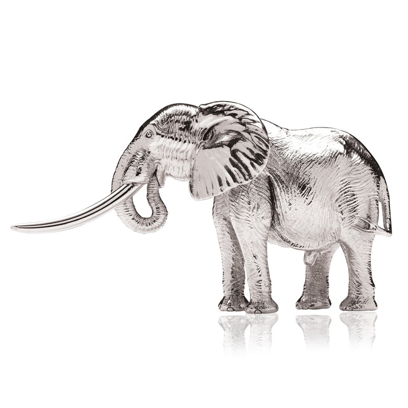 Elephant Chipitani Sculpture in Sterling Silver
