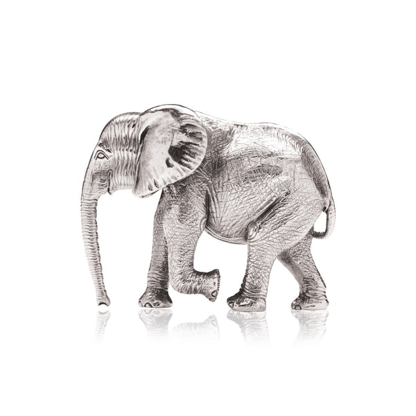 Elephant Ndonda Sculpture in Stering Silver