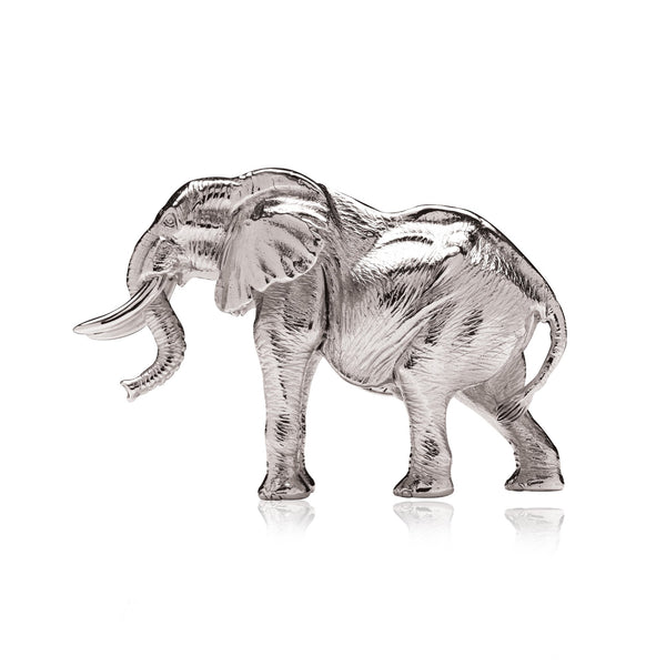 Elephant Tapiwa Sculpture in Sterling Silver