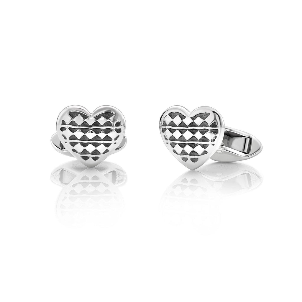 Heart of Africa 2021 Cufflinks in Silver by Patrick Mavros