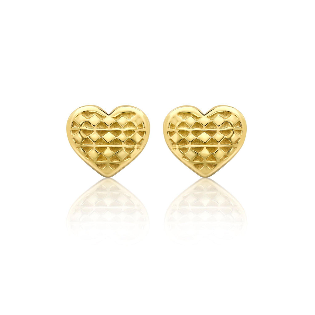 Heart of Africa 2021 Earrings in 18K Gold by Patrick Mavros