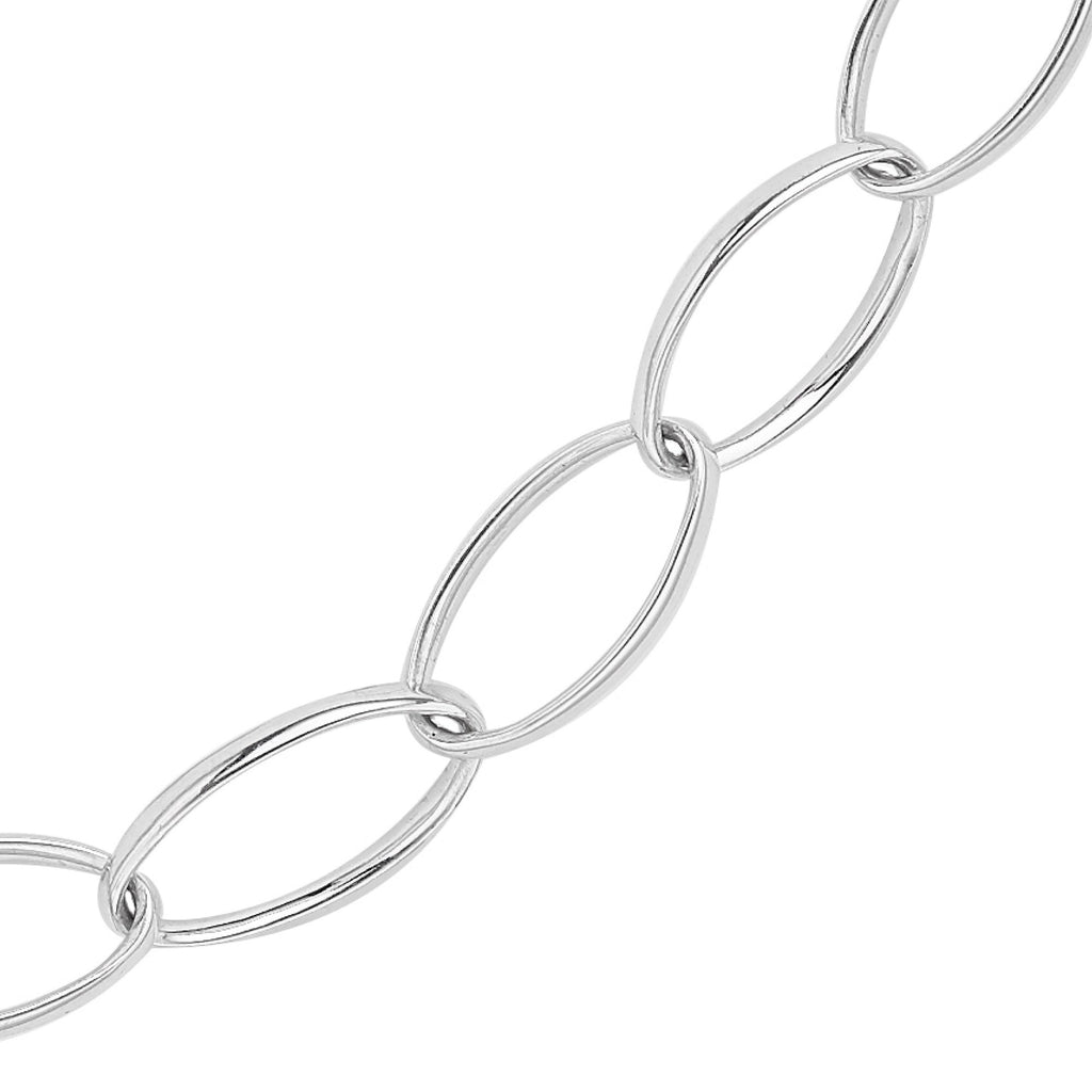 Three Loop Chain Classic Loop Chain Necklace in Silver | Handmade Silver Chain – Patrick ...