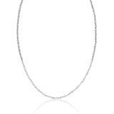Mini Lantern Chain Necklace in Silver - Classic