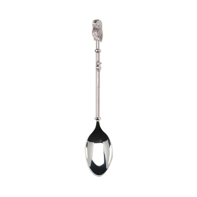 Owl & Mouse Coffee Spoon in Sterling Silver