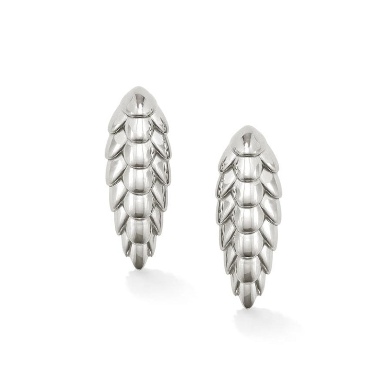 Pangolin Haka Earrings in Sterling Silver