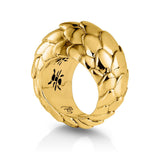 Pangolin Haka Ring in 18K Gold