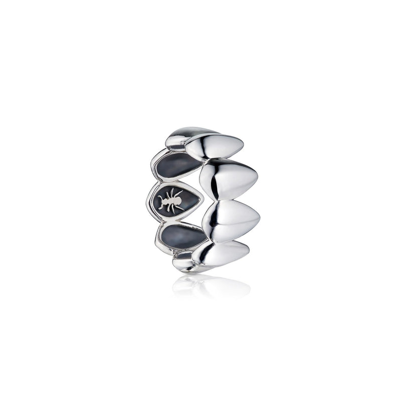 Pangolin Scale Ring in Sterling Silver