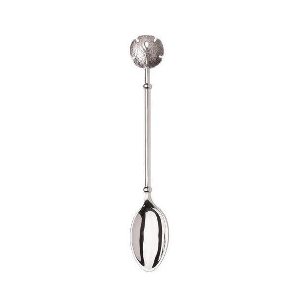 Pansy Shell Coffee Spoon in Sterling Silver