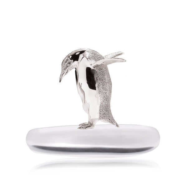 Penguin No.2 Sculpture in Sterling Silver