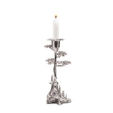 Root Tree & Meerkats Candle Holder in Sterling Silver