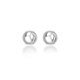 Nada Stud Earrings - Silver Bead in Silver - Small by Patrick Mavros