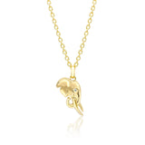 TUSK Pendant with Diamond in 18K Gold - Small