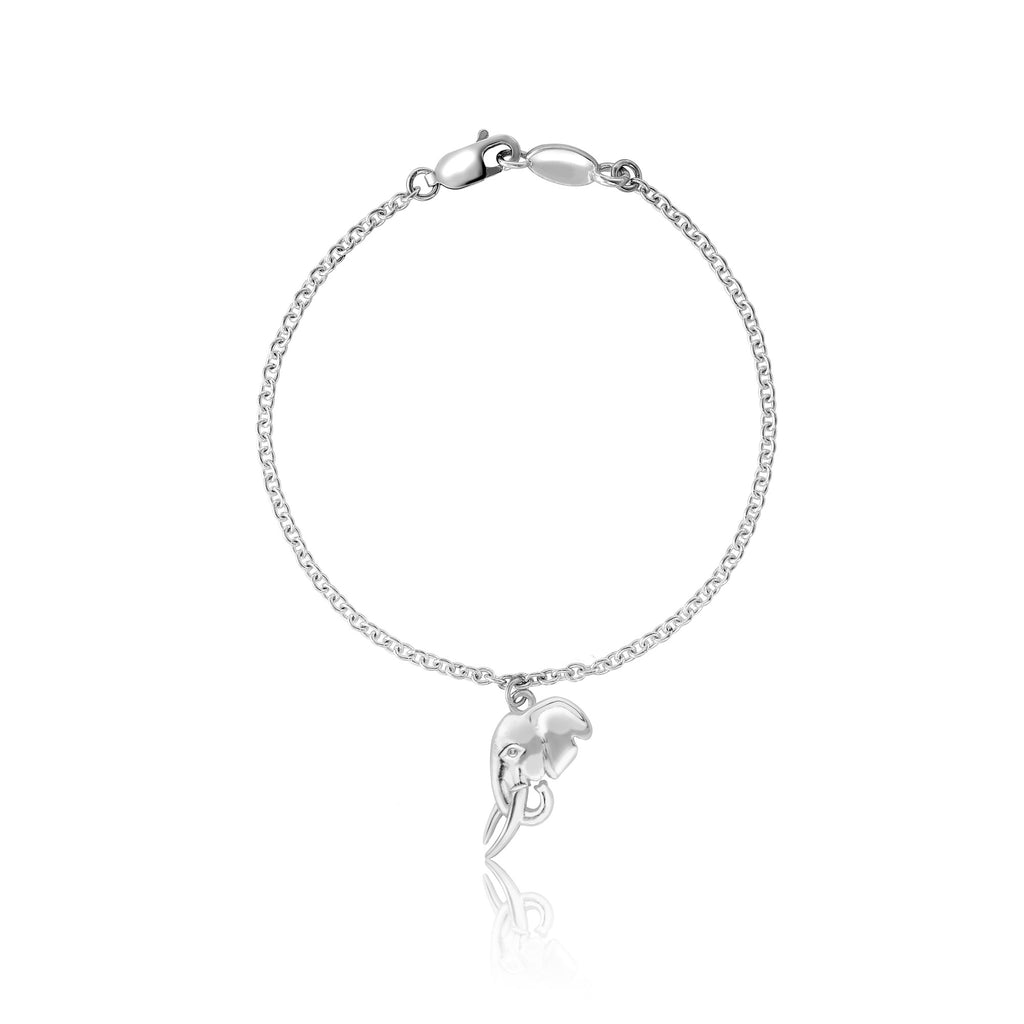 TUSK Charm Bracelet in Silver