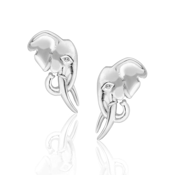 TUSK Earrings in Silver - Large