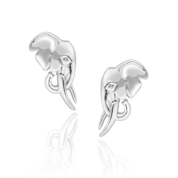 TUSK Earrings in Silver - Small