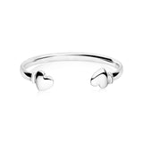 African Love Wire Cuff in Sterling Silver