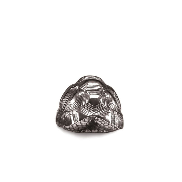 Tortoise Female No. 4 Sculpture in Sterling Silver
