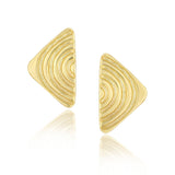 Vakadzi Stud Earrings in 18K Gold - Large