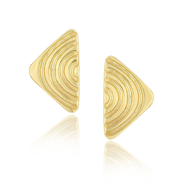 Vakadzi Stud Earrings in 18K Gold - Large