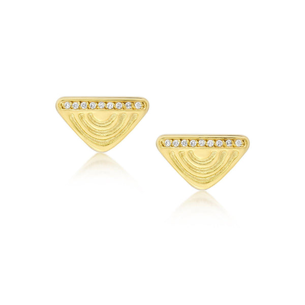 Vakadzi Stud Earrings with Diamond in 18K Gold