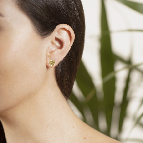 Xigera Stud Earrings in 18K Gold - Small