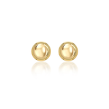 Nada Stud Earrings - Gold Bead in 18K Gold - Small by Patrick Mavros