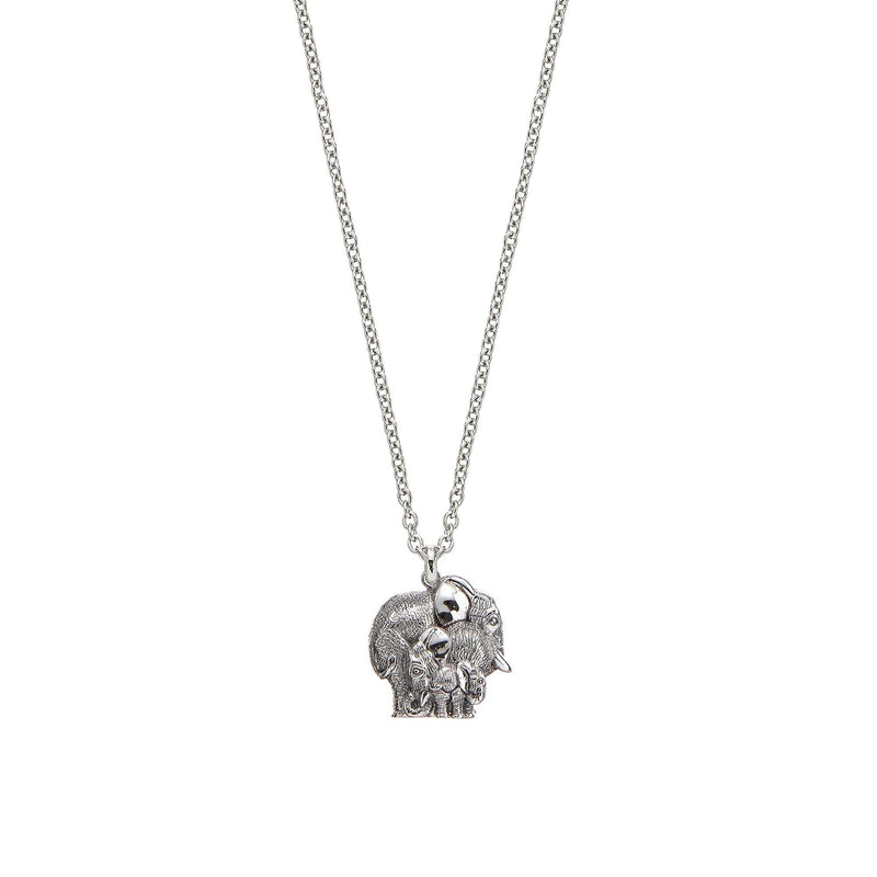 Ben the Elephant Pendant in Sterling Silver - Medium