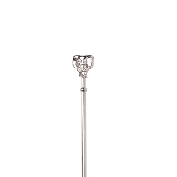 Elephant Standing Cocktail Spoon in Silver - Patrick Mavros