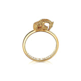 Animal Lover Giraffe Mini-Ring in 18K Gold