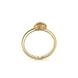 Animal Lover Tortoise Mini-Ring in 18K Gold